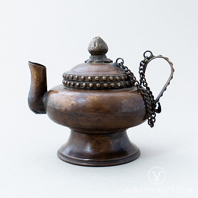 Good Vintage Tibetan Copper & Brass Teapot