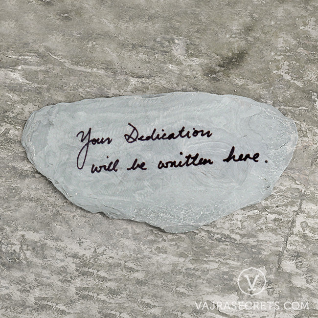 Dedicate A Mantra Stone