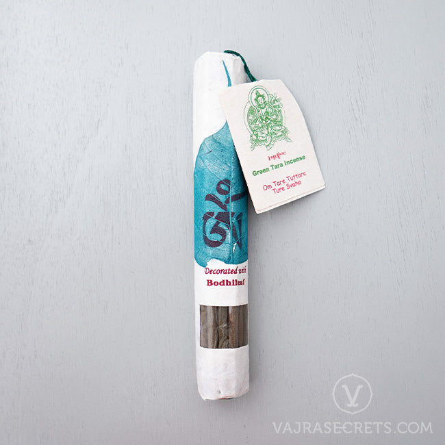 Green Tara Bodhi Leaf Himalayan Incense Sticks