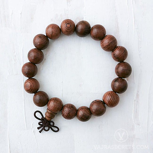 Simply Blessed Wood Mala Bracelet