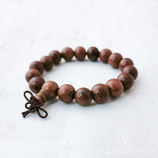 Simply Blessed Wood Mala Bracelet