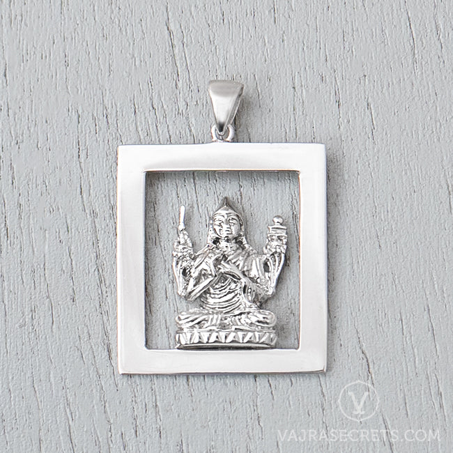 Lama Tsongkhapa Emptiness Square Pendant