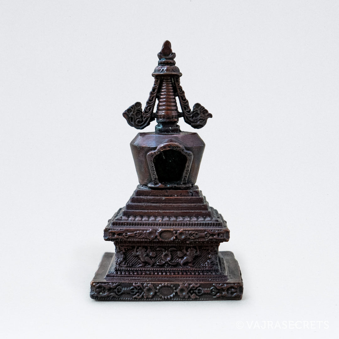 Enlightenment Copper Stupa, 4 inch