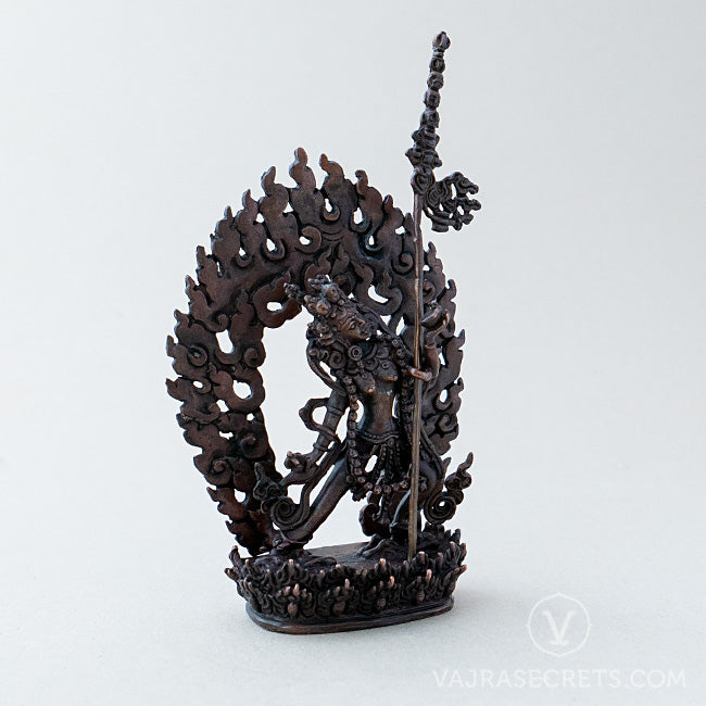 Vajrayogini Copper Statue with Oxidised Finish, 6.5 inch – Vajrasecrets