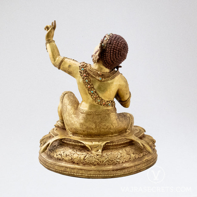 Virupa Gold Statue, 10 inch