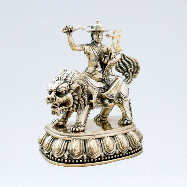 Dorje Shugden Brass Statue, 7 inch