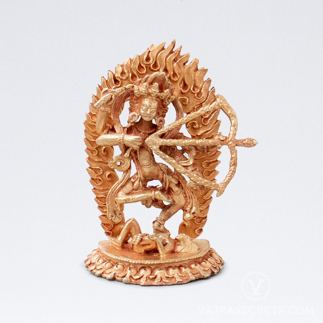 Kurukulle Gold Statue, 3.5 inch