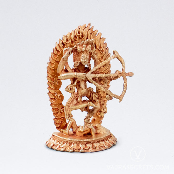 Kurukulle Gold Statue, 3.5 inch