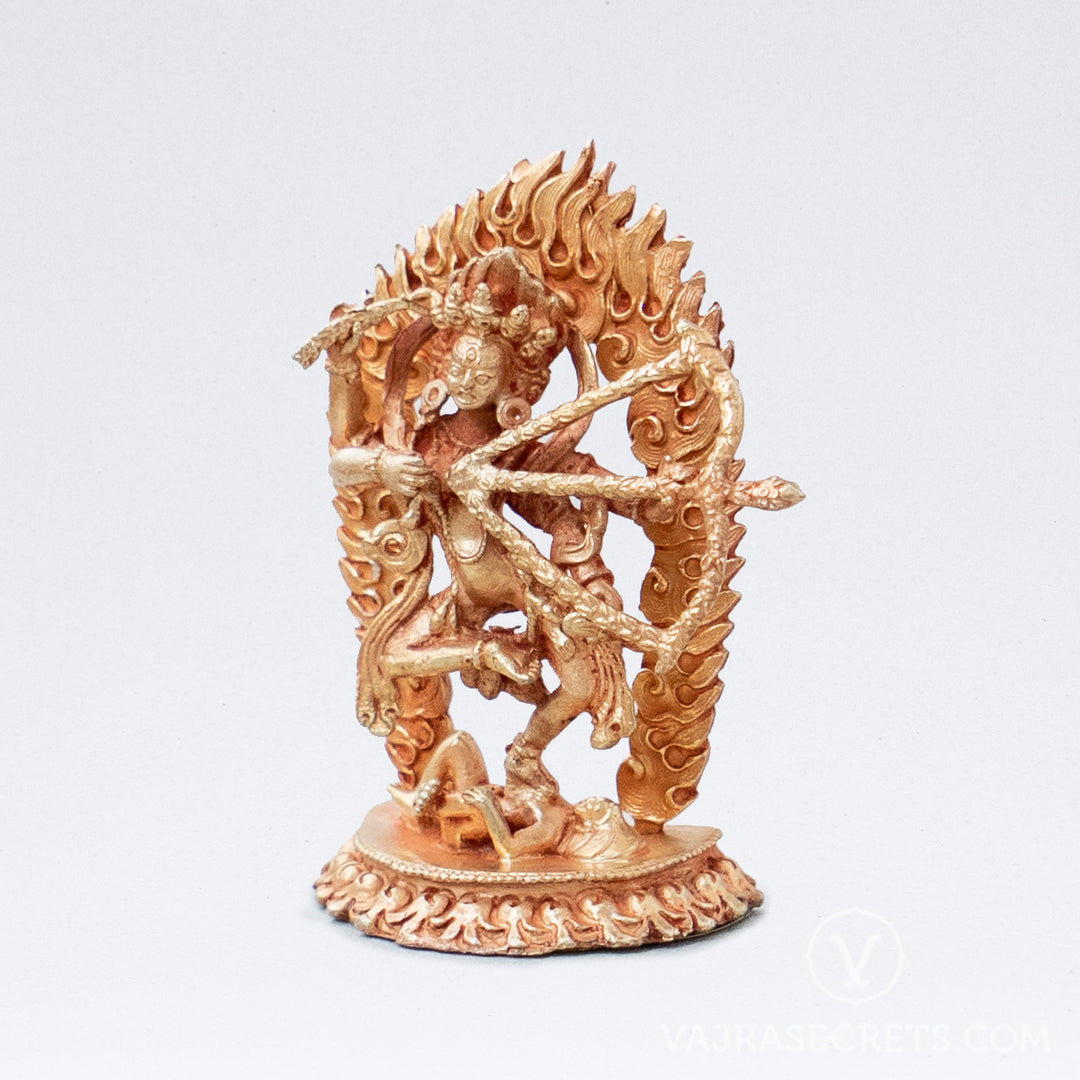 Kurukulle Gold Statue, 3.5 inch