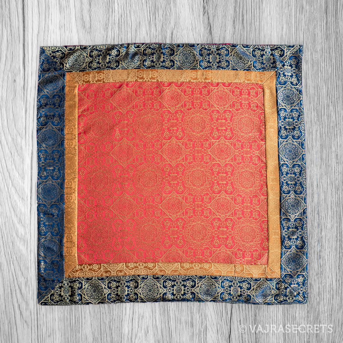 CT#3- Tibetan Ceiling Cloth (85x85cm) Good Quality store |Tibetan Altar Cloth | Buddhist Decor | Brocade | Nepal Handmade