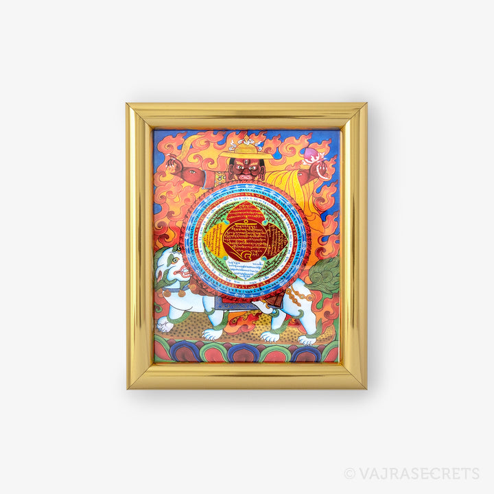 Framed Dorje Shugden Sungkhor