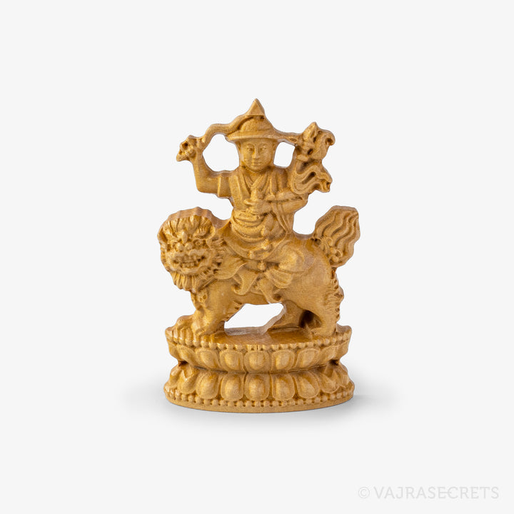 Dorje Shugden Wood Flatback Statuette