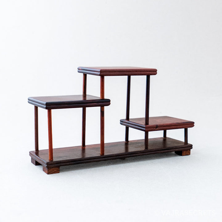 Three-tier Rosewood Stand