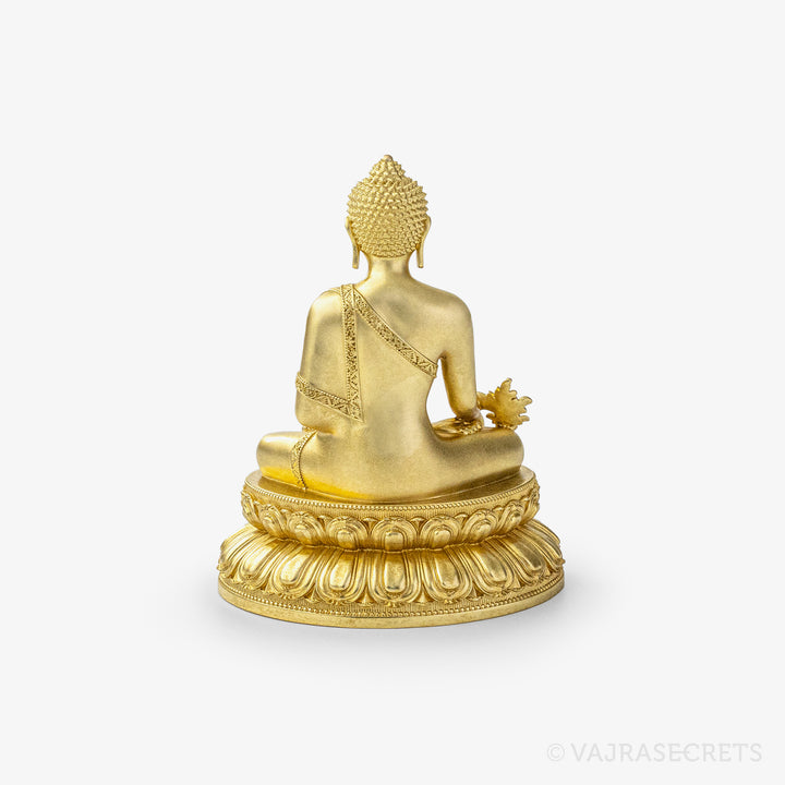 Medicine Buddha Brass Statue, 4 inch