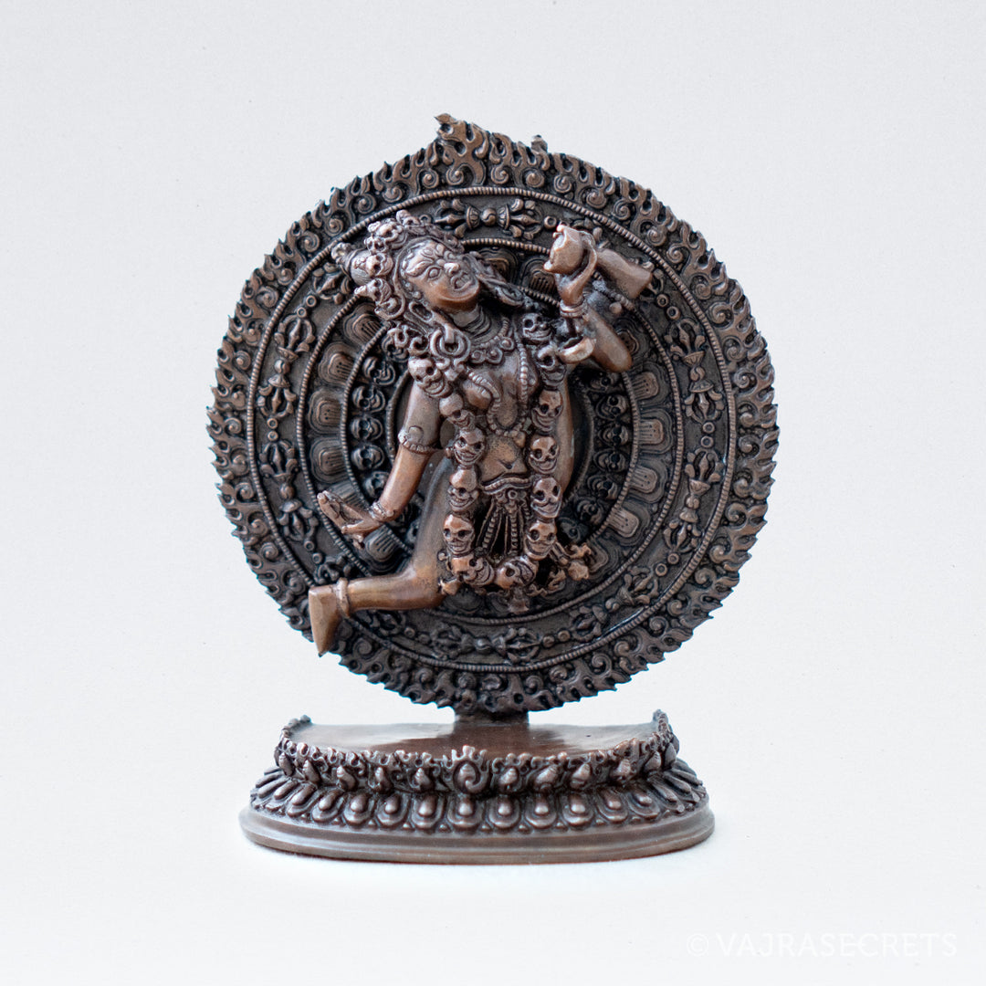 Flying Vajrayogini Copper Statue, 5.5 inch