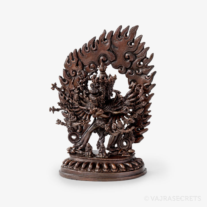 Kalachakra Copper Statue, 6 inch