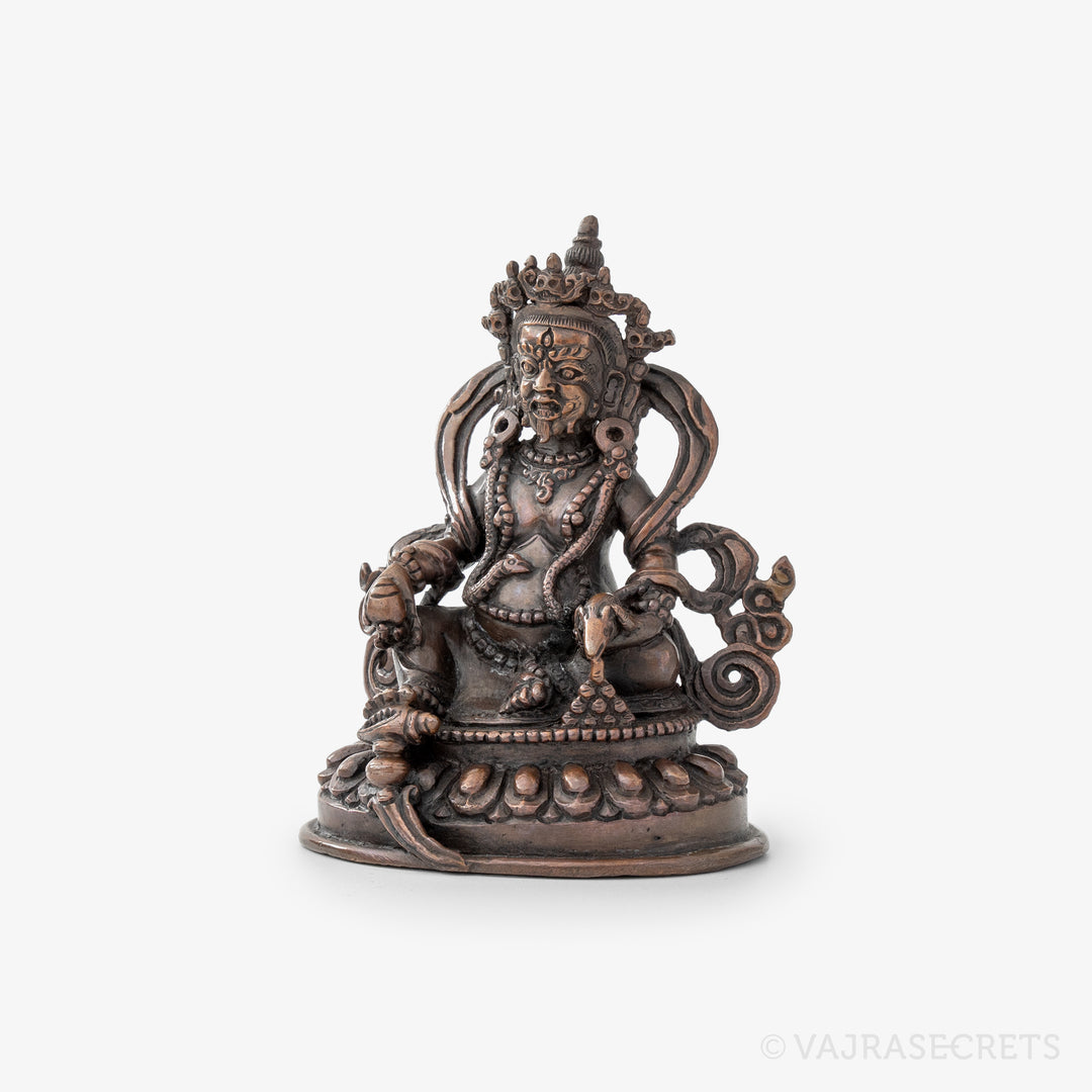 Dzambala Vintage-Style Copper Statue, 4 inch