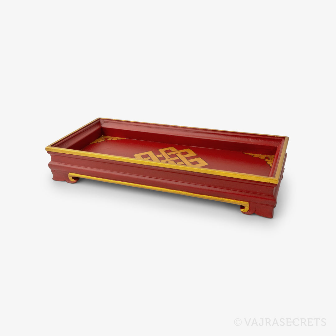 Tibetan Rectangular Tray, 14 x 6.5 inch