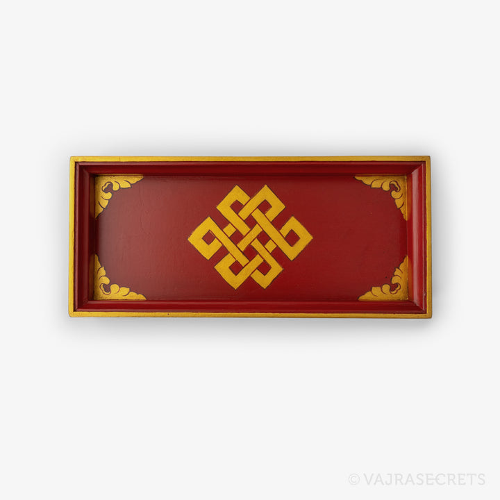 Tibetan Rectangular Tray, 14 x 6.5 inch