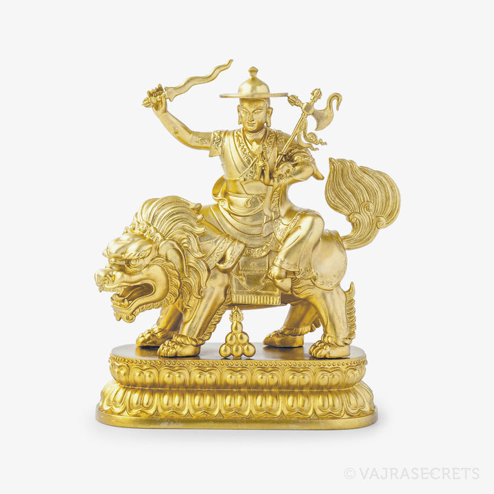 Dorje Shugden Brass Statue, 4 inch