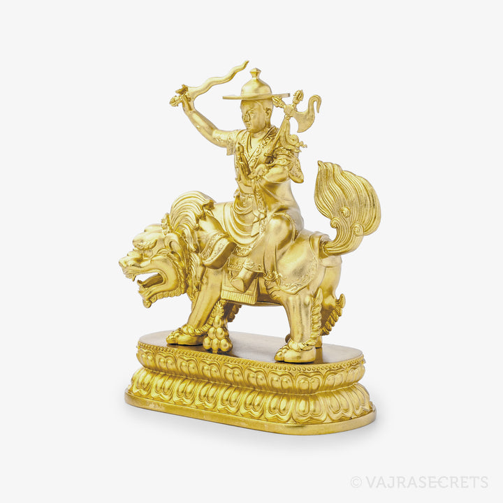 Dorje Shugden Brass Statue, 4 inch