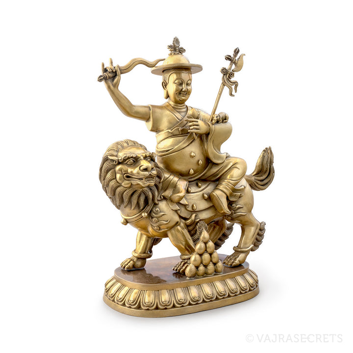 Dorje Shugden Brass Statue, 15 inch