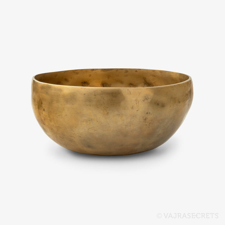 Antique Bronze Singing Bowl, 6.75 inch