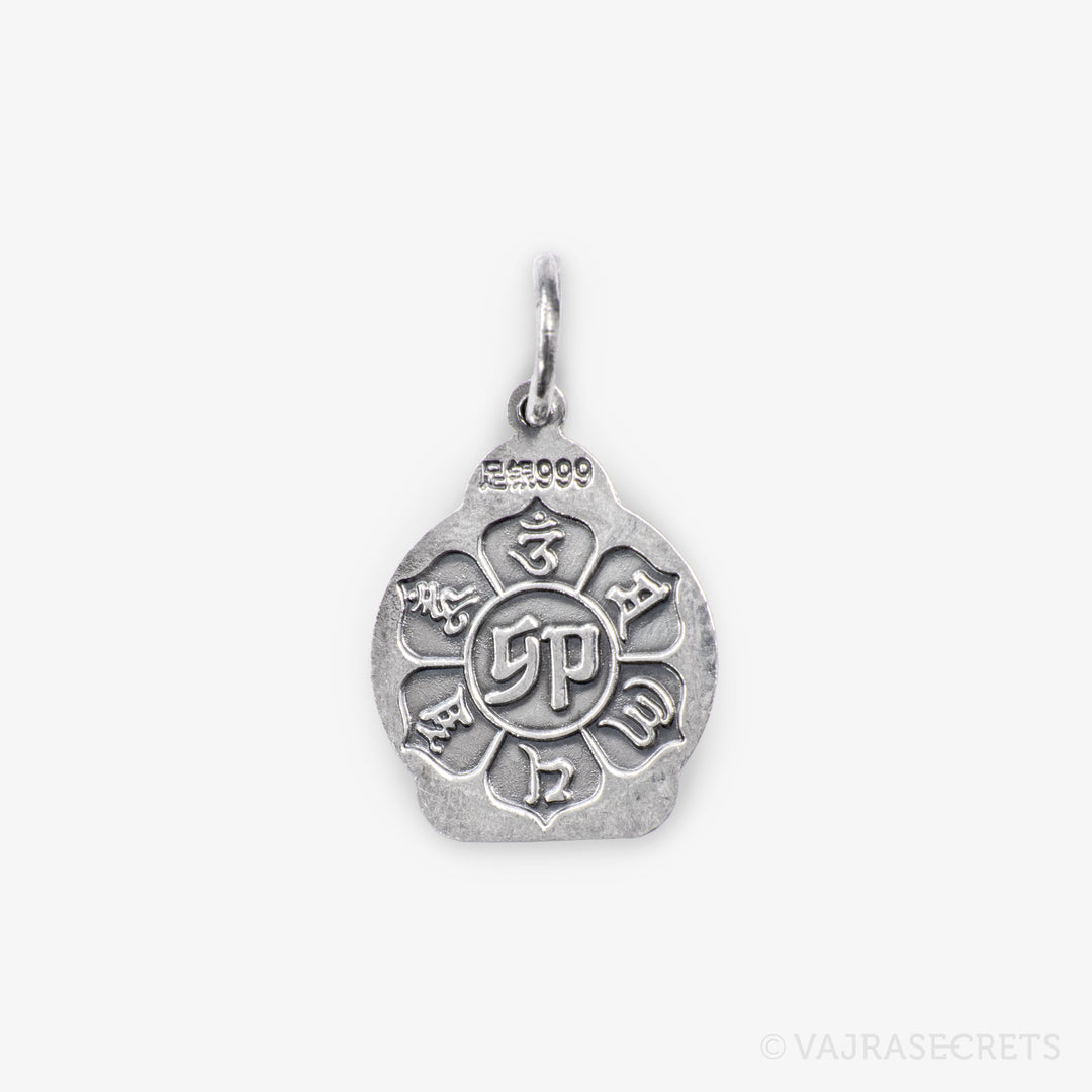 Rabbit Zodiac Protector Silver Pendant (Manjushri)