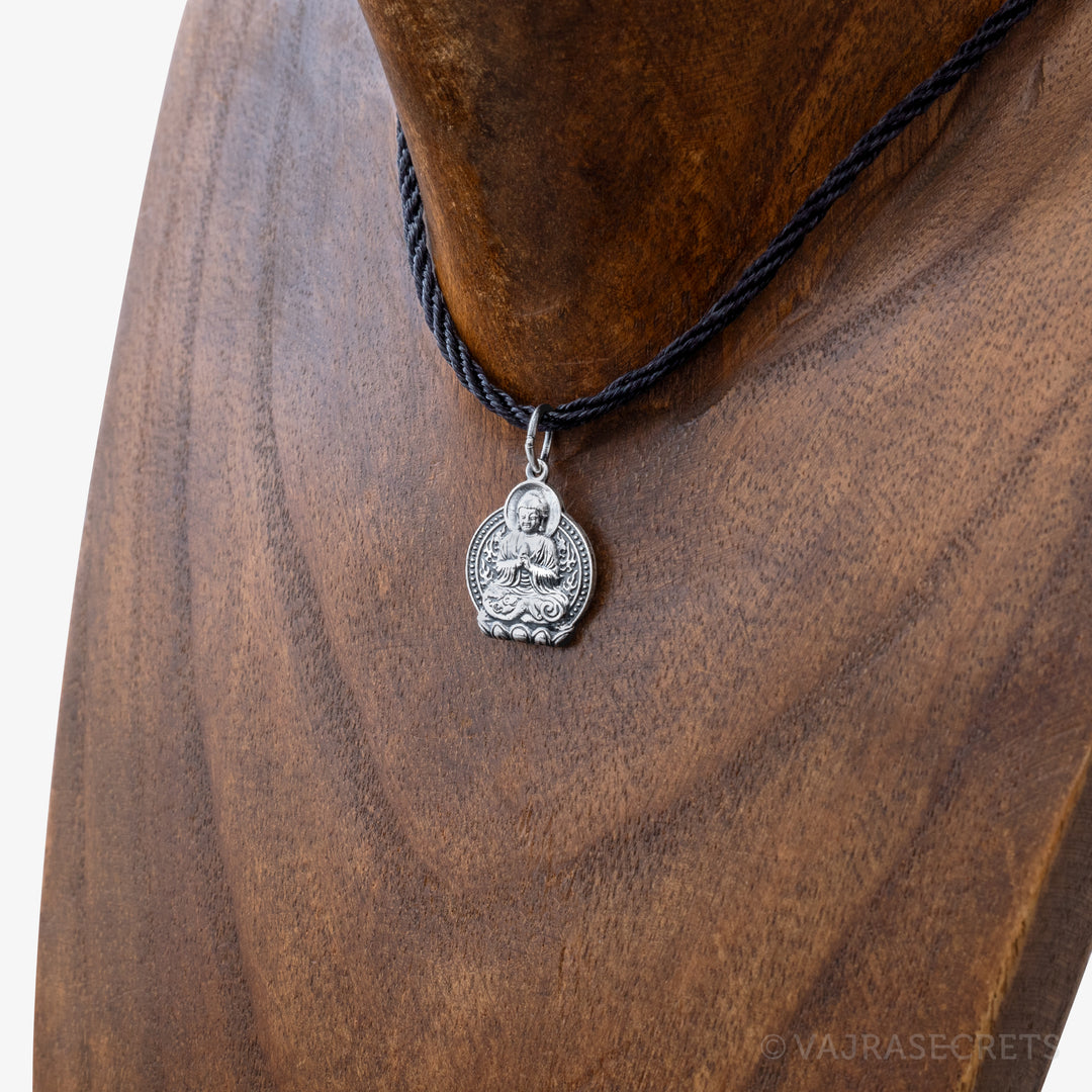 Monkey Zodiac Protector Silver Pendant (Vairocana)