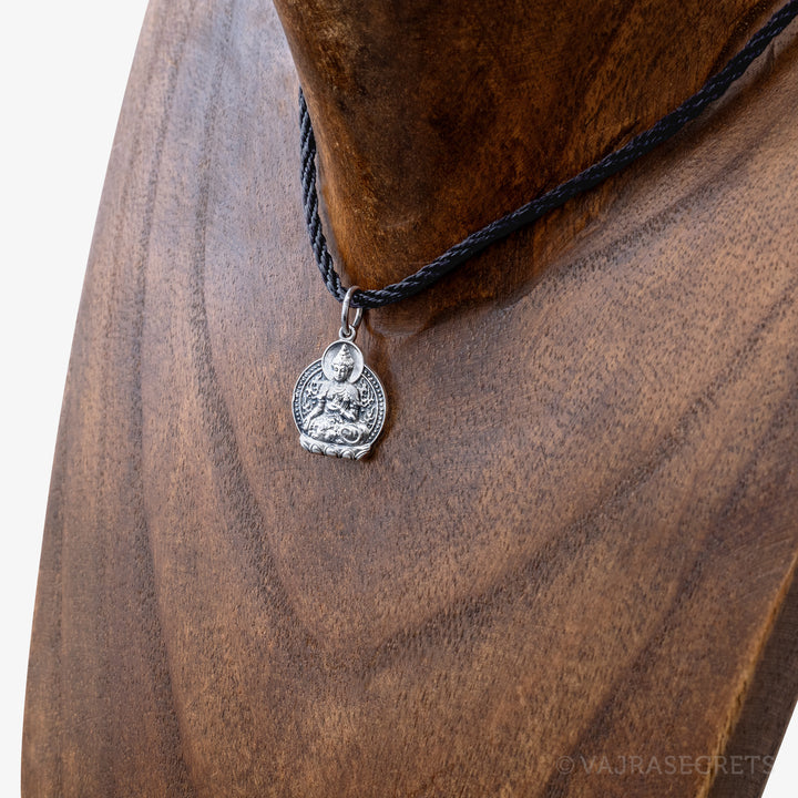 Tiger Zodiac Protector Silver Pendant (Akashagarbha)