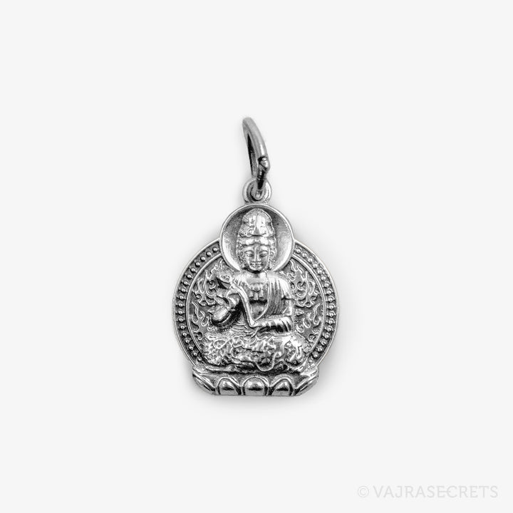 Dragon Zodiac Protector Silver Pendant (Samantabhadra)