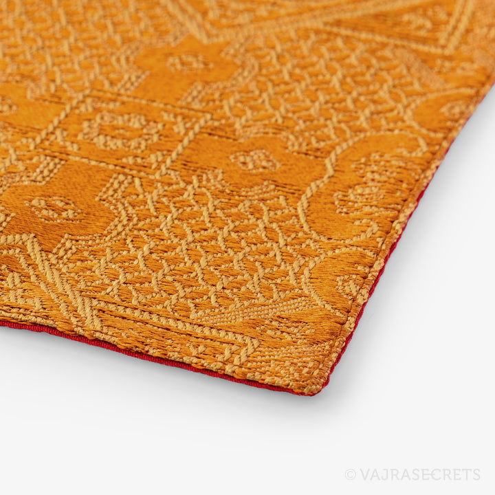 Tibetan Brocade Ritual Mat, 5 x 13 inch