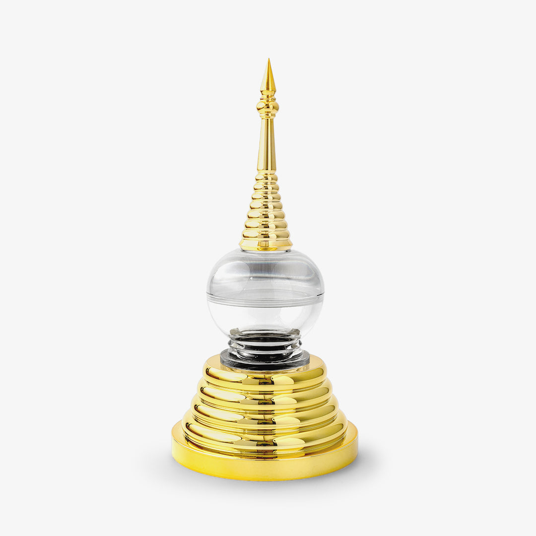 Acrylic Stupa Gold, 9.8 inch