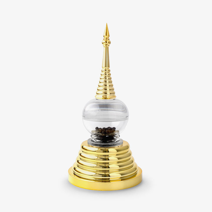 Acrylic Stupa Gold, 9.8 inch