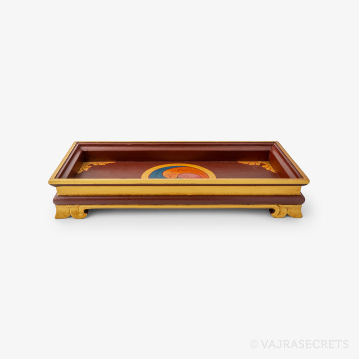 Tibetan Rectangular Tray, 14 x 6.5 inch