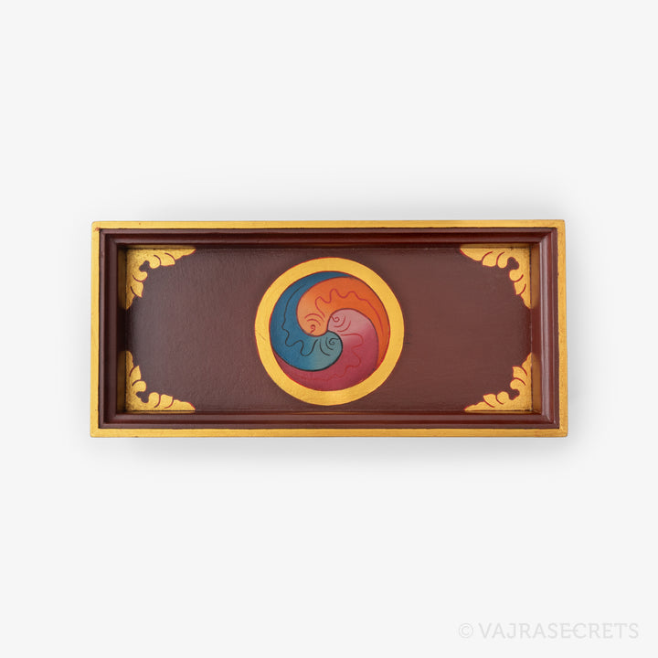 Tibetan Rectangular Tray, 14 x 6.5 inch