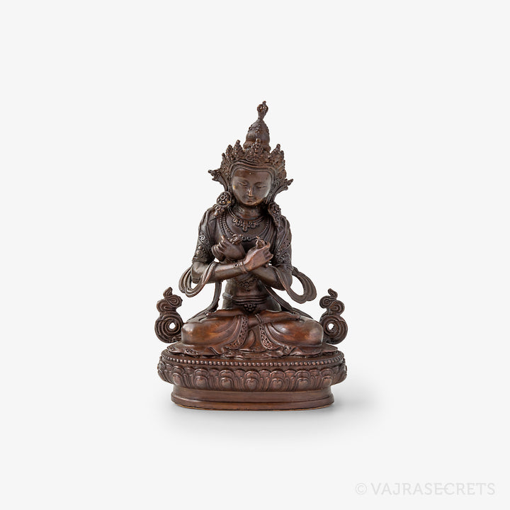 Vajradhara Copper Statue, 4 inch