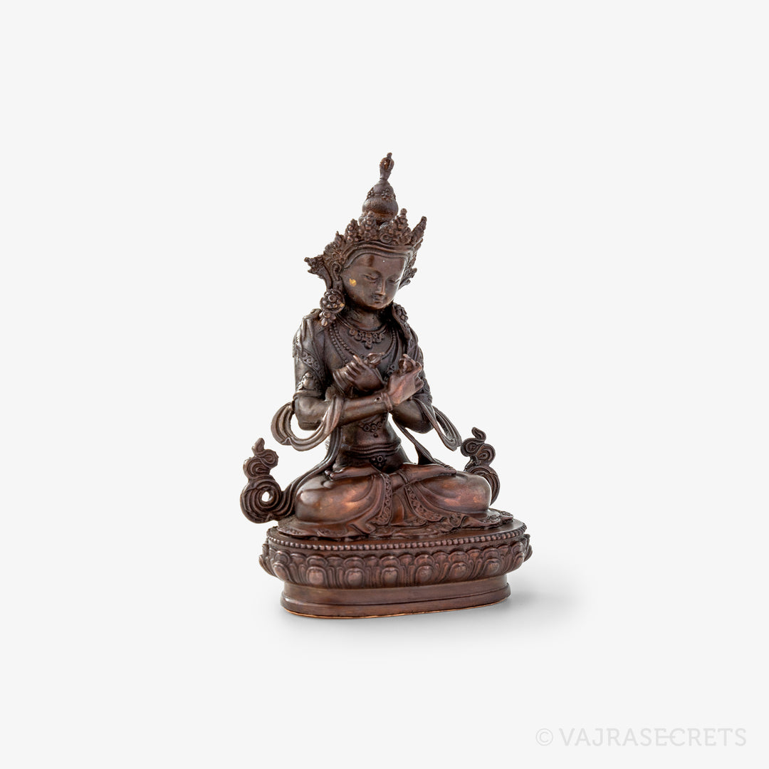 Vajradhara Copper Statue, 4 inch