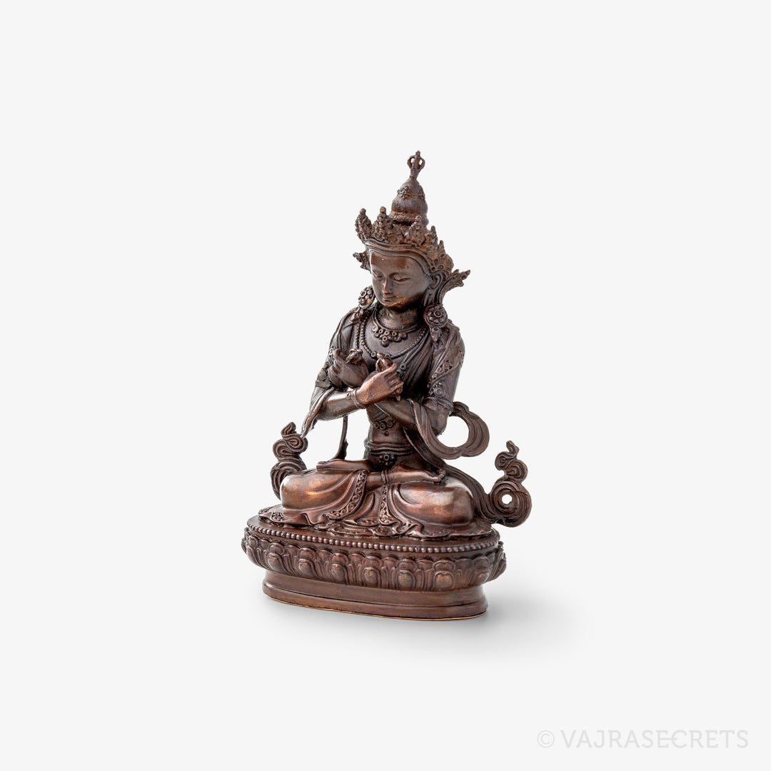 Vajradhara Copper Statue, 4 inch