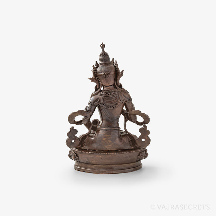 Vajrasattva Copper Statue, 4 inch