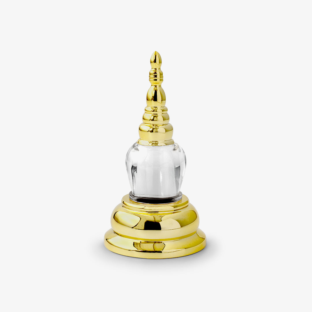 Acrylic Stupa Gold, 4.1 inch