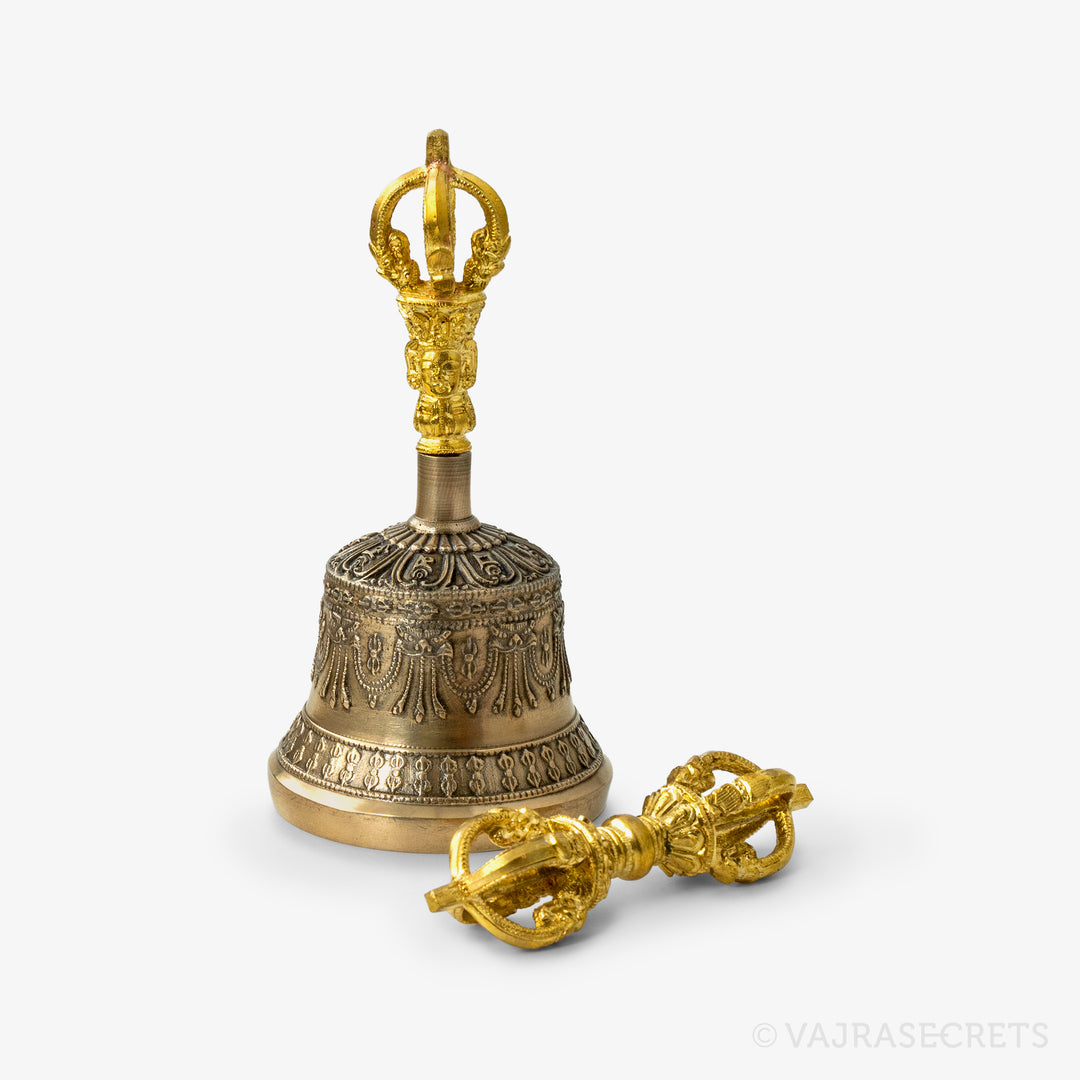 Dehradun Vajra and Bell, 5.3 inch