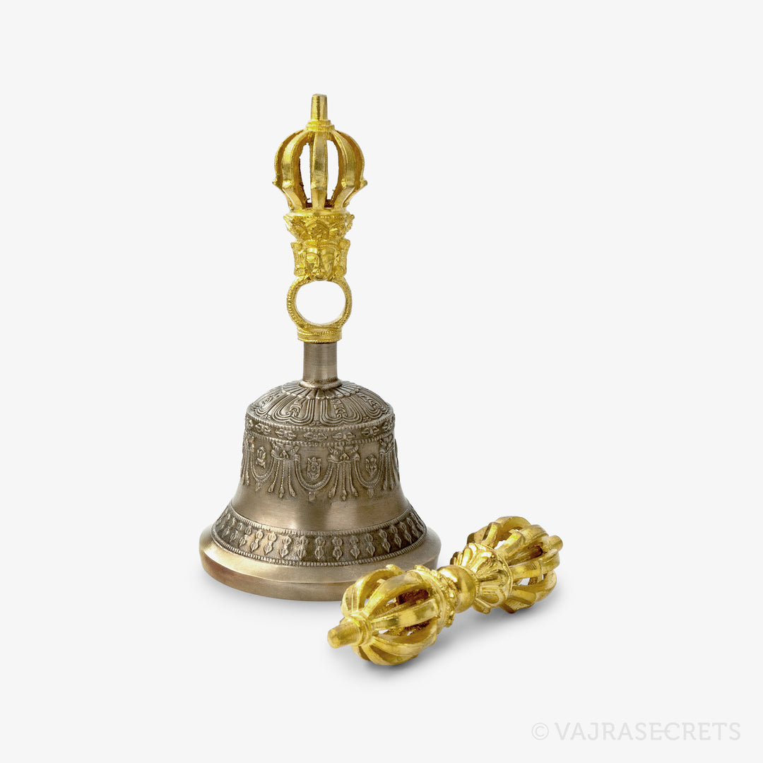 Dehradun 9-Spoke Vajra and Bell, 6.5 inch