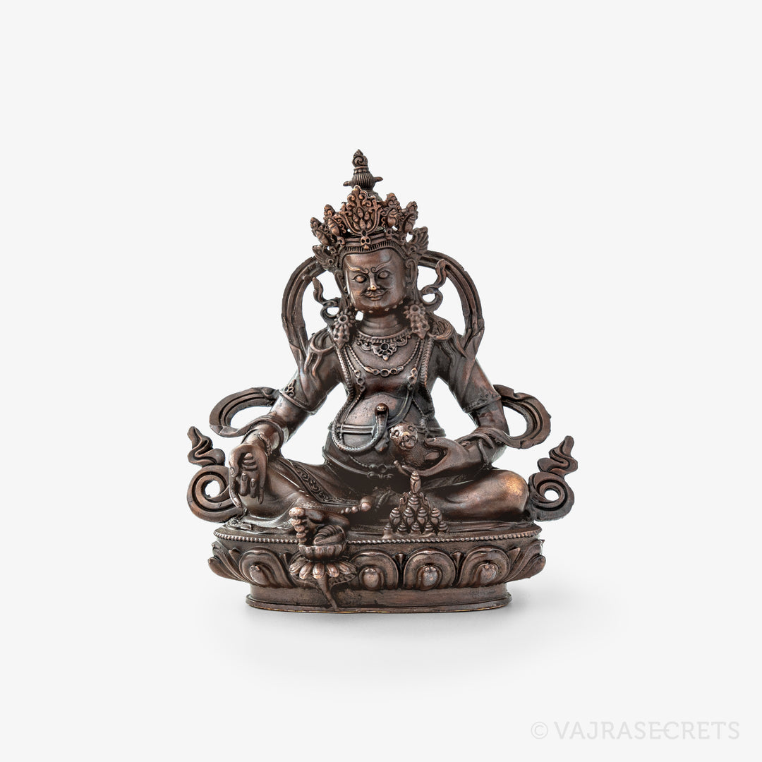 Dzambala Copper Statue, 4.5 inch