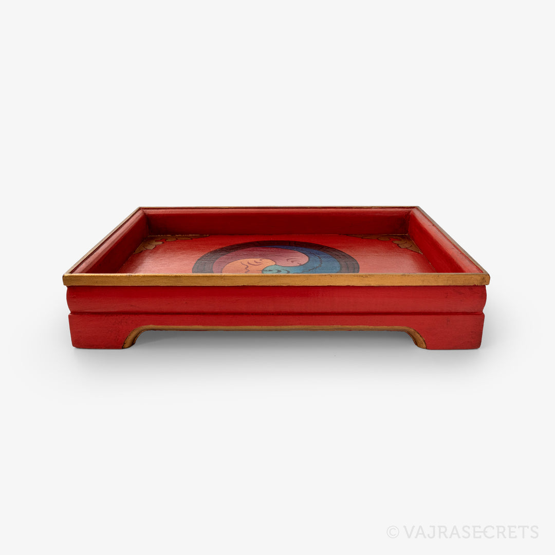 Tibetan Rectangular Tray, 13 x 9 inch