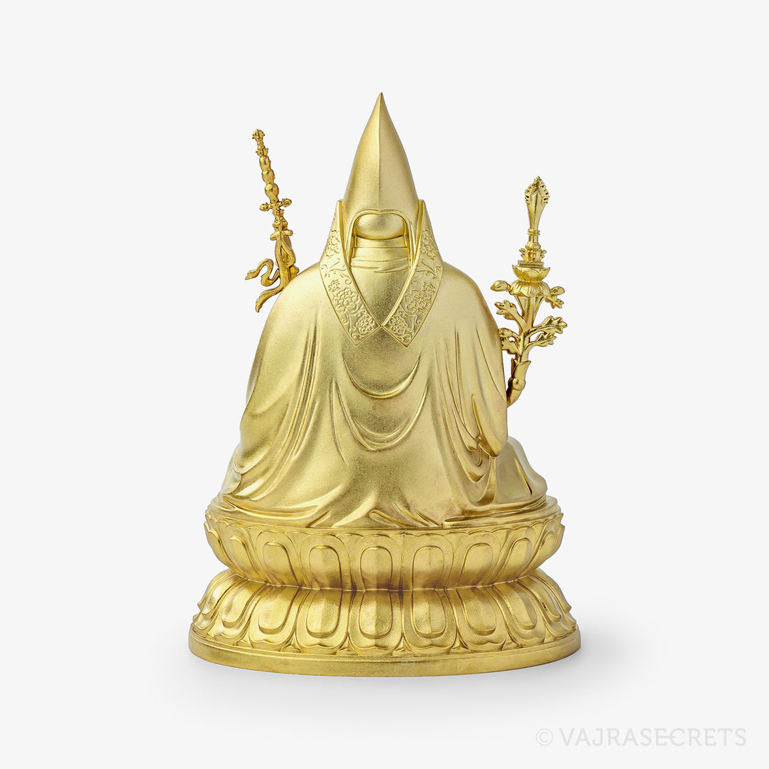 Tsem Rinpoche Brass Statue with Mantra Insertion, 4 inch