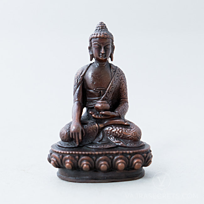 Shakyamuni Copper Statue, 3 inch